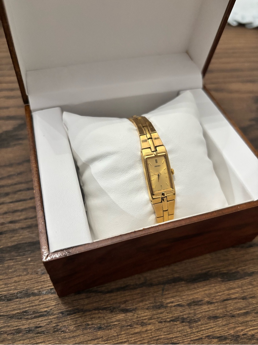 Seiko Gold-Tone Women's Tank Watch - Picture 2 of 5